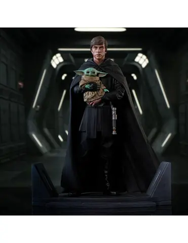 Comprar Luke Skywalker & Grogu Figura 25 cm SW The Mandalorian Premier Col 1/7 Scale Figuras