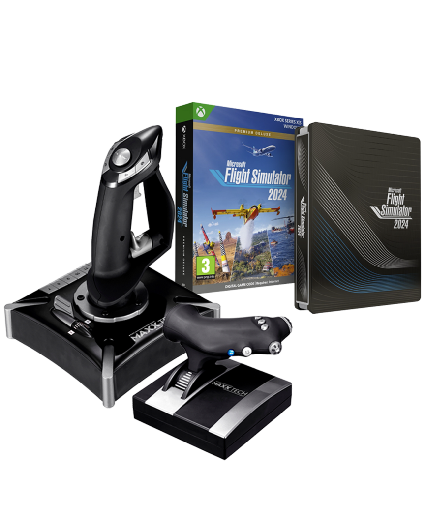 Microsoft Flight Simulator 2024 Edición Premium Deluxe + FlightStick HOTAS Pro Flight
