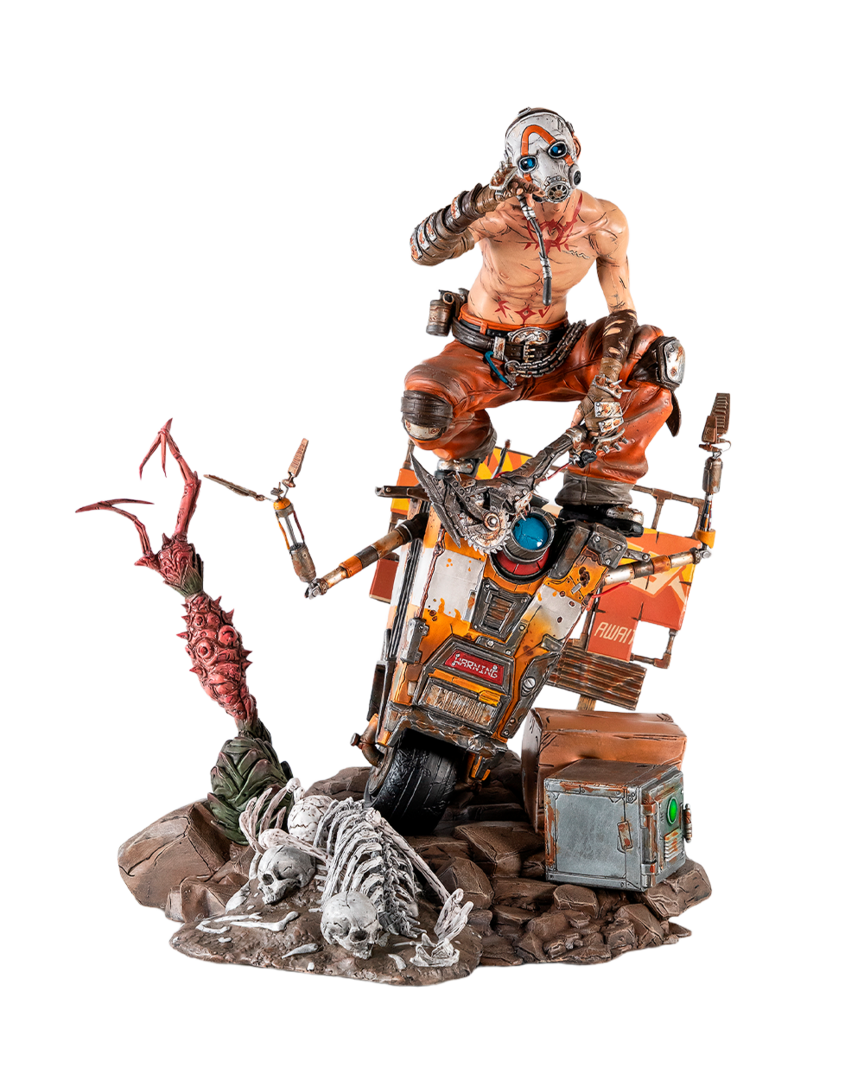 Diorama Resina Psycho & Claptrap Borderlands 3 1/6 Pure Arts