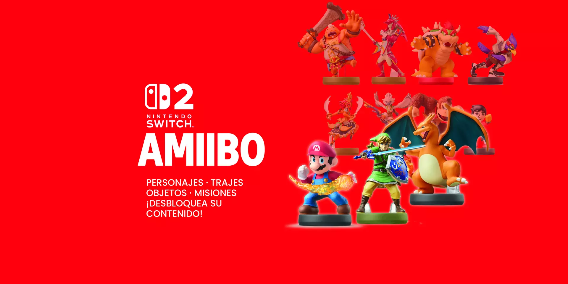 Las colección de figuras de Nintendo.
