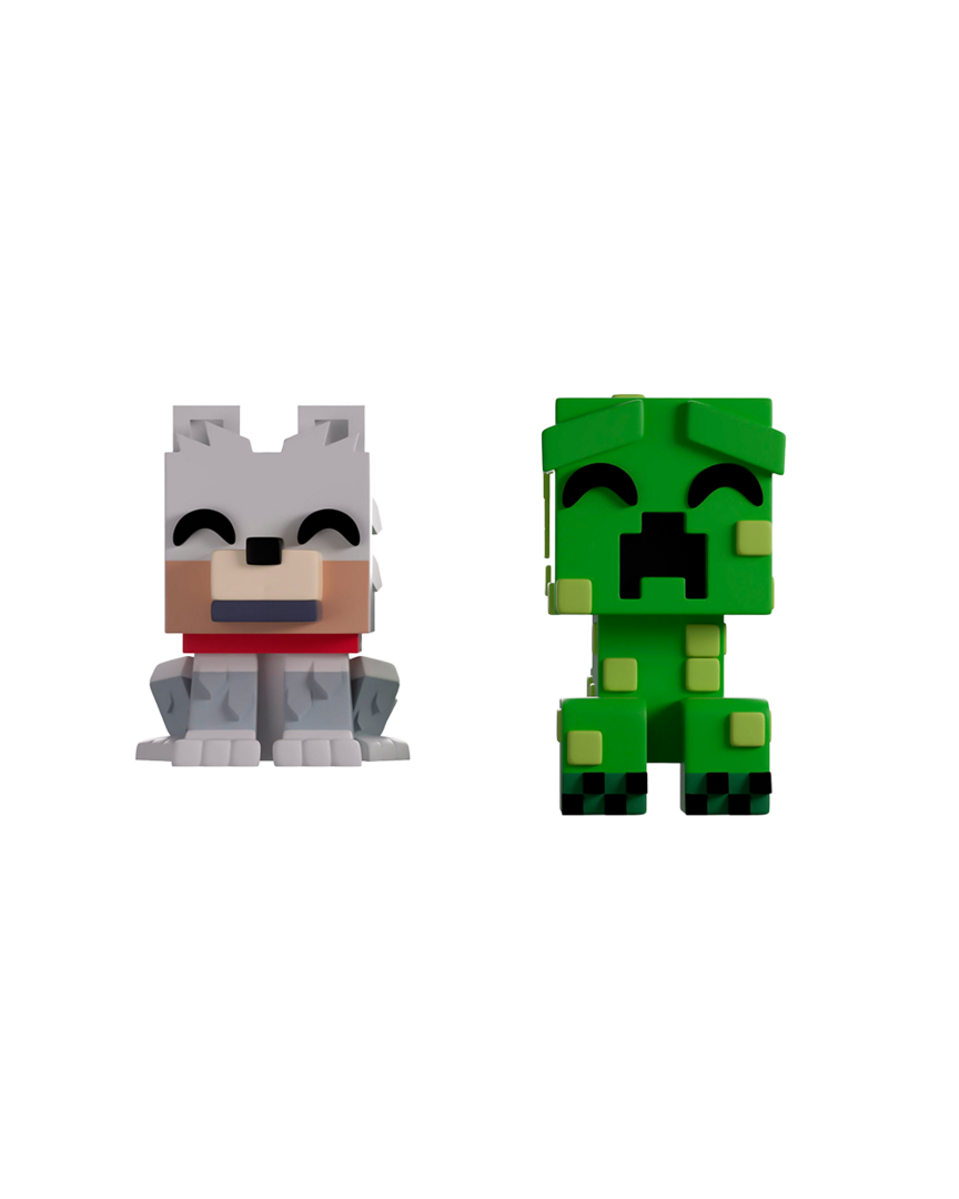 Figura creeper y wolf minecraft youtooz