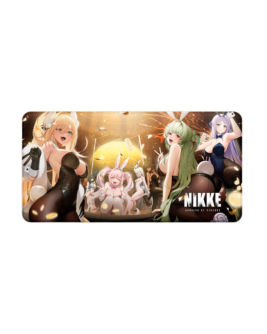 Alfombrilla xxl goddess of victory: nikke bunny outfits sakami merchandise 80x40cm