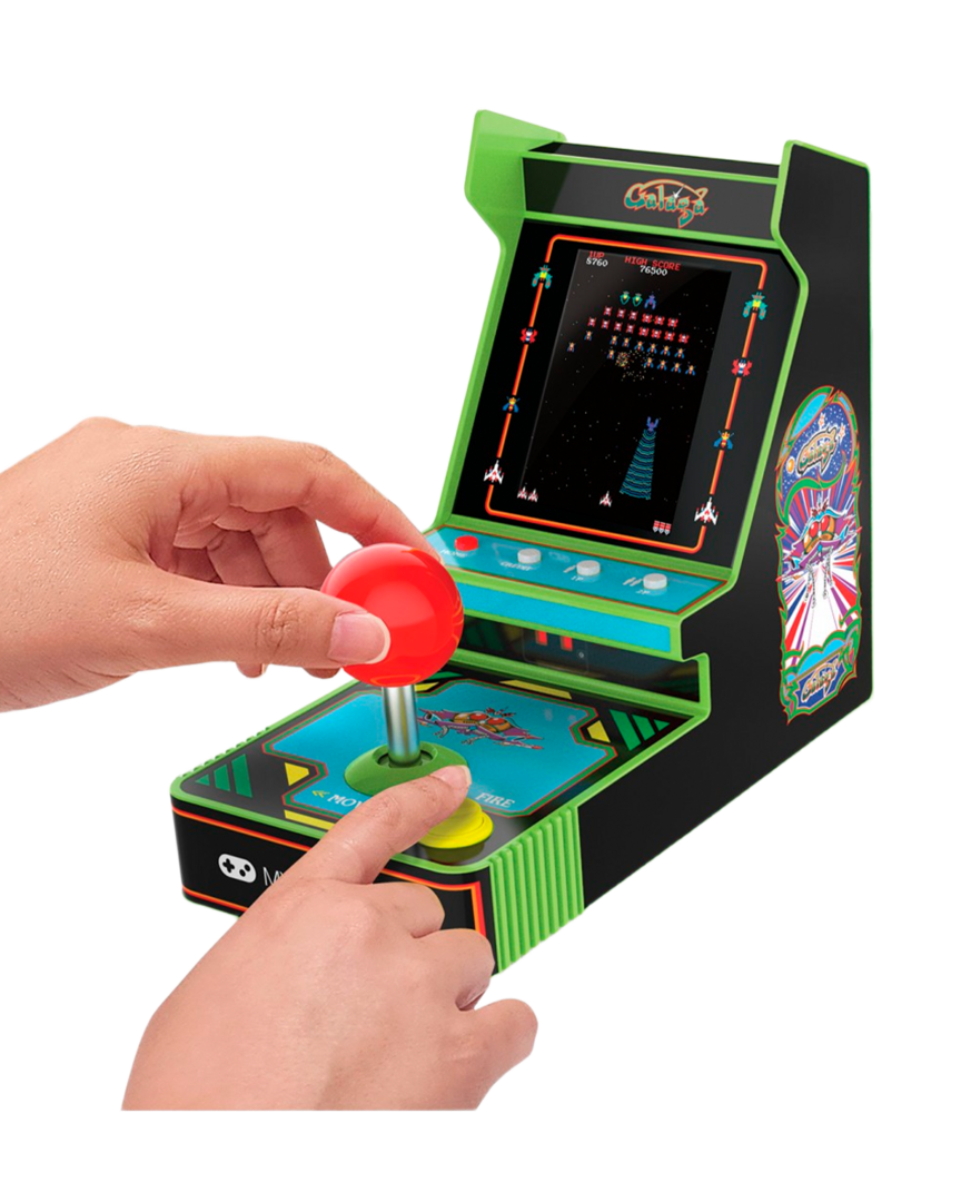 My Arcade Micro Player Retro Arcade Galaga Consola Joystick Stick ""L"" 2 Games