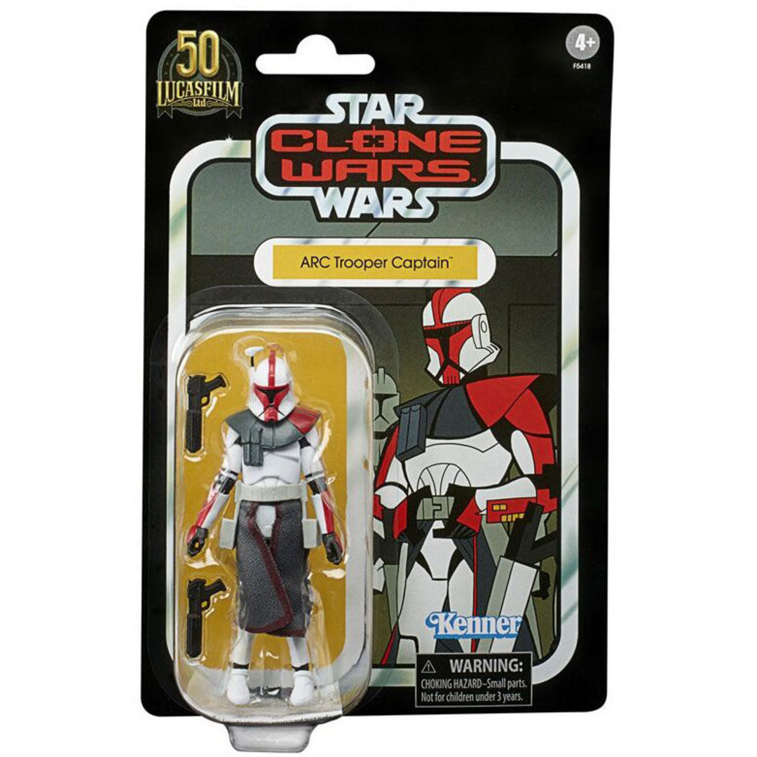 Figura arc trooper captain star wars vintage 10cm