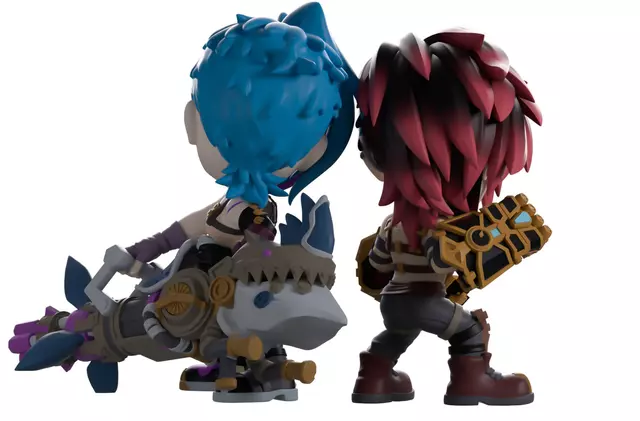 Reservar Pack 2 Figuras Vi y Jinx League of Legends: Arcane Youtooz Figuras Estándar