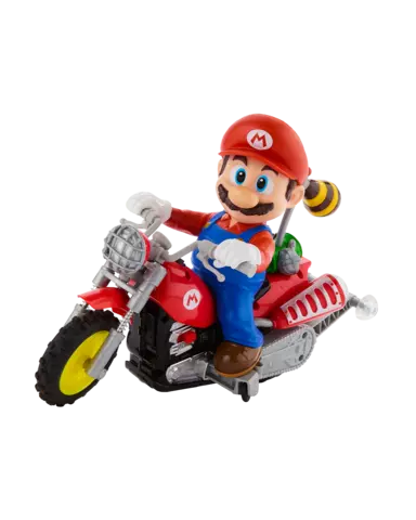 Figura Radiocontrol Mario Wheelie Motocross Super Mario Galaxy: La Película Hot Wheels Mattel