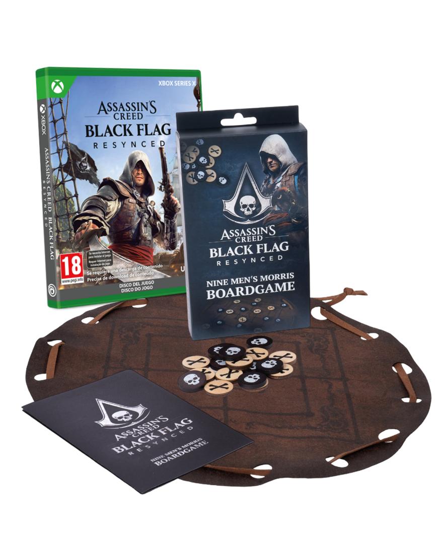 Pack Assassin's Creed IV Black: Flag Resynced + Nine Men's Morris Boardgame