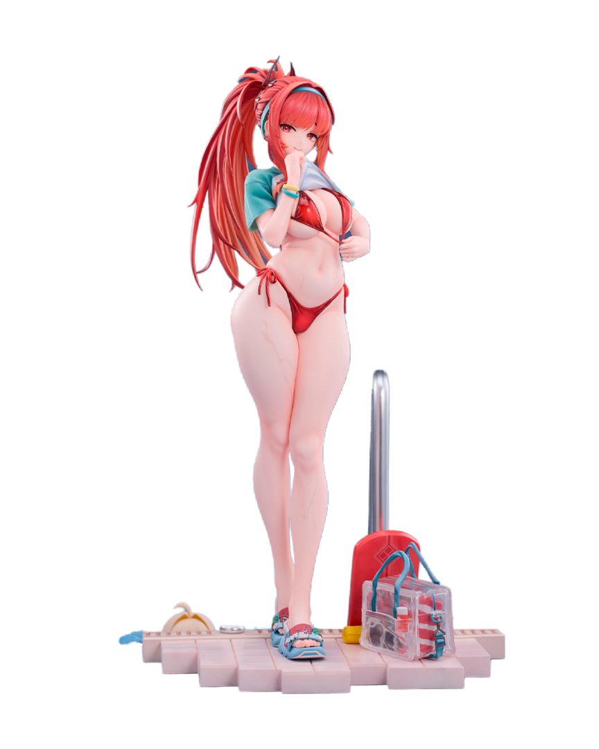 Figura rapi: red hood goddess of victory: nikke red flavor deluxe ed. 1/7 hobby sakura