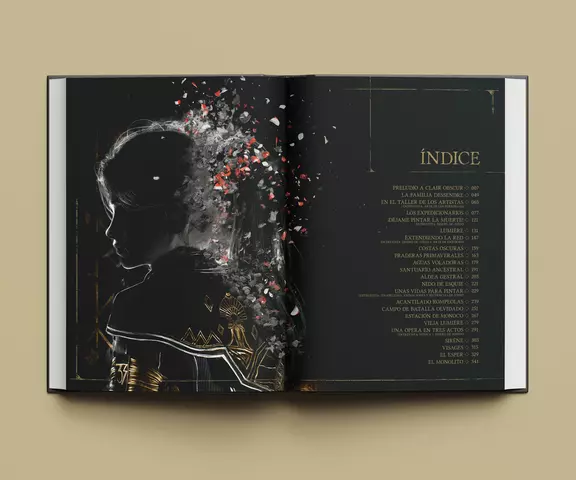 Reservar El Arte de Clair Obscur Expedition 33 Libros de arte Tapa Dura