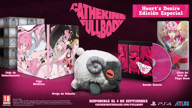 Comprar Catherine Full Body: Heart's Desire Premium Edition PS4 Coleccionista