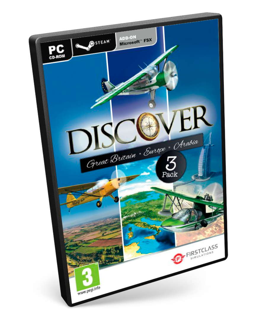 Discover great britain & europe & arabia - fsx