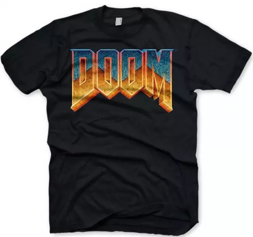 Comprar Camiseta Doom Classic Logo Talla XL  - Merchandising