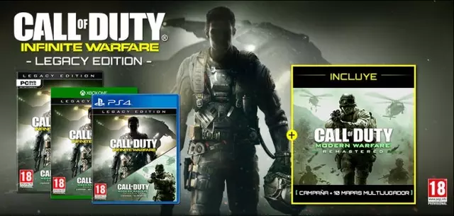 Comprar Call of Duty: Infinite Warfare Edición Legacy + Modern Warfare Remastered PS4 Complete Edition screen 1 - 00.jpg - 00.jpg