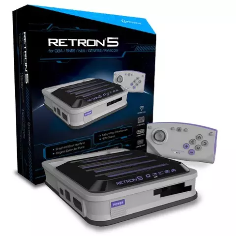Comprar Consola Retron 5 Gris + Mando Bluetooth screen 1 - 01.jpg