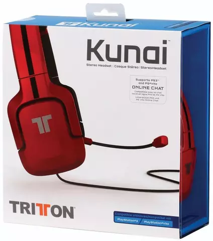 Comprar Tritton Kunai Auriculares Stereo Rojo PS3 - Accesorios