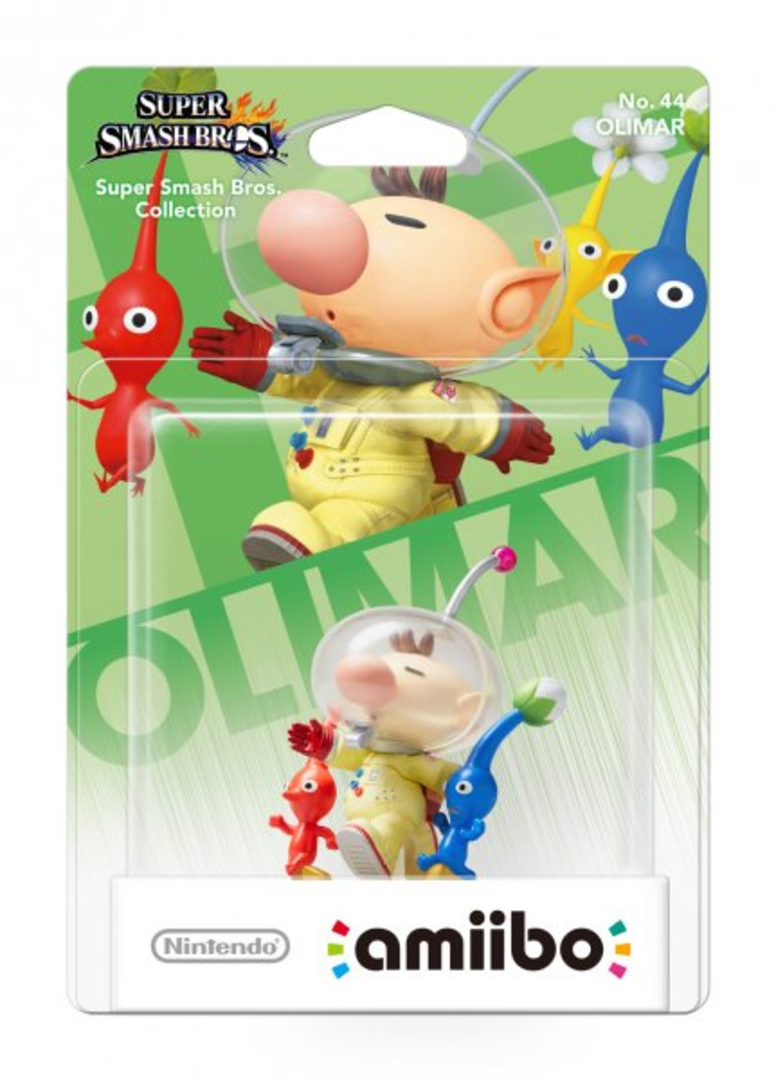 Figura amiibo pikmin & olimar (serie ssb)