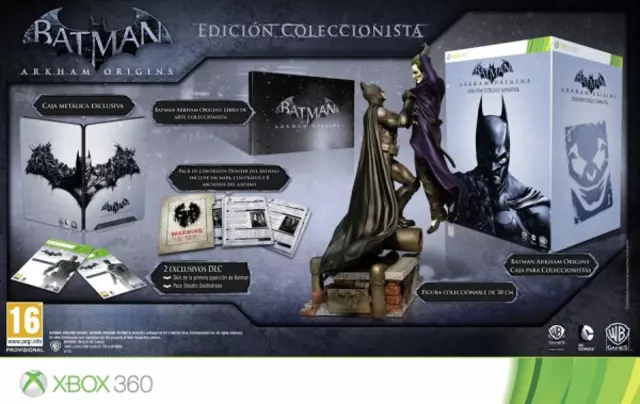 Comprar Batman: Arkham Origins Edicion Coleccionista Xbox 360