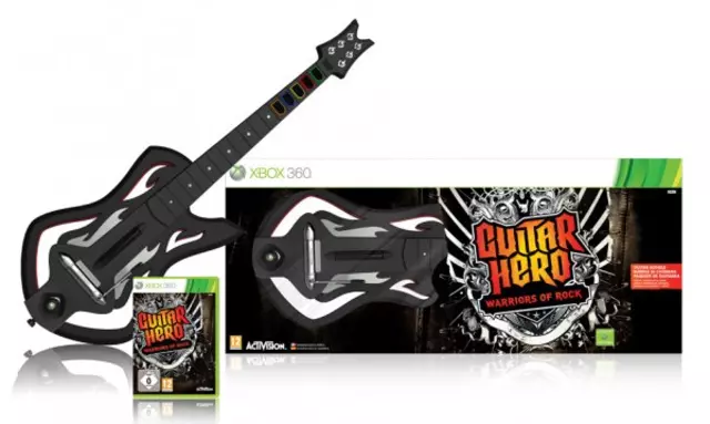 Comprar Guitar Hero: Warriors Of Rock + Guitarra Xbox 360 - Videojuegos - Videojuegos