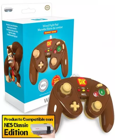 Comprar Mando Fight Pad Donkey Kong Wii U