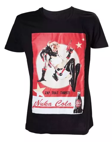 Comprar Camiseta Fallout Nuke Cola Mujer Talla L  - Merchandising
