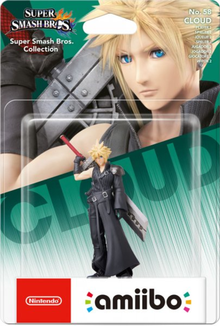 Figura Amiibo Cloud Player 2 (Serie Super Smash Bros.)