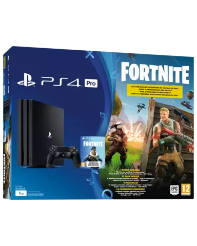 Comprar PS4 Consola Pro 1TB + Fortnite PS4 - Consolas