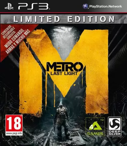 Comprar Metro: Last Light Edicion Limitada PS3 - Videojuegos - Videojuegos