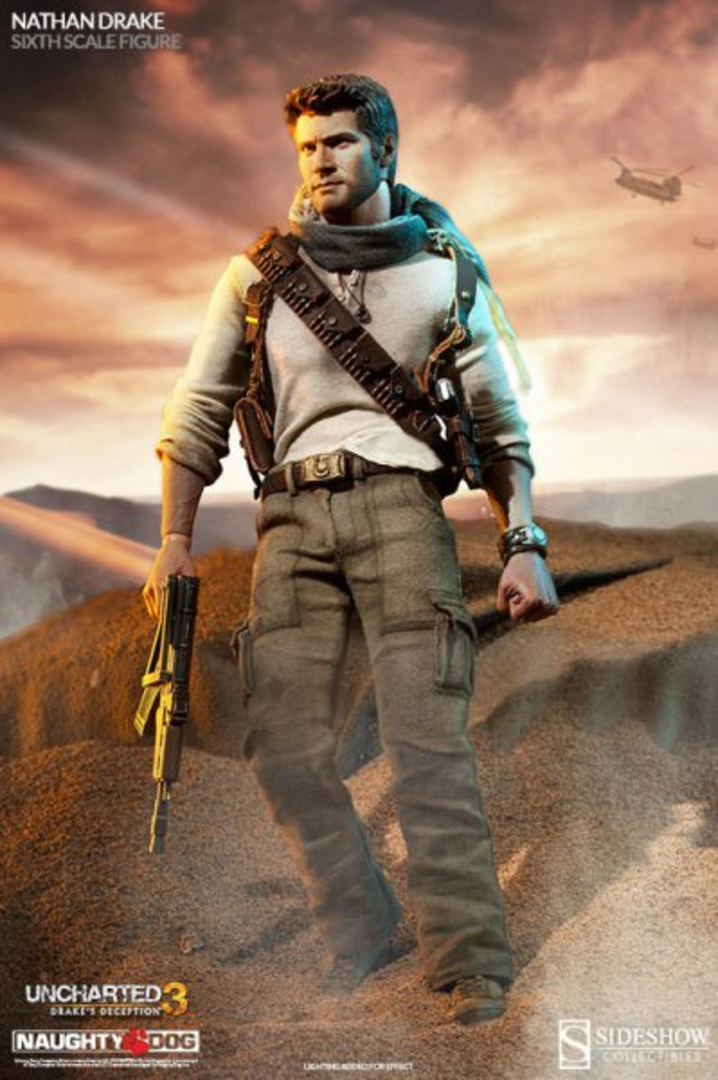 Figura uncharted 3 nathan drake 1/6 30cm