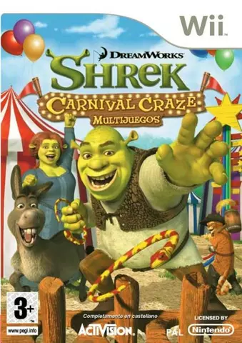 Comprar Shrek Carnival Craze : Multijuegos WII - Videojuegos