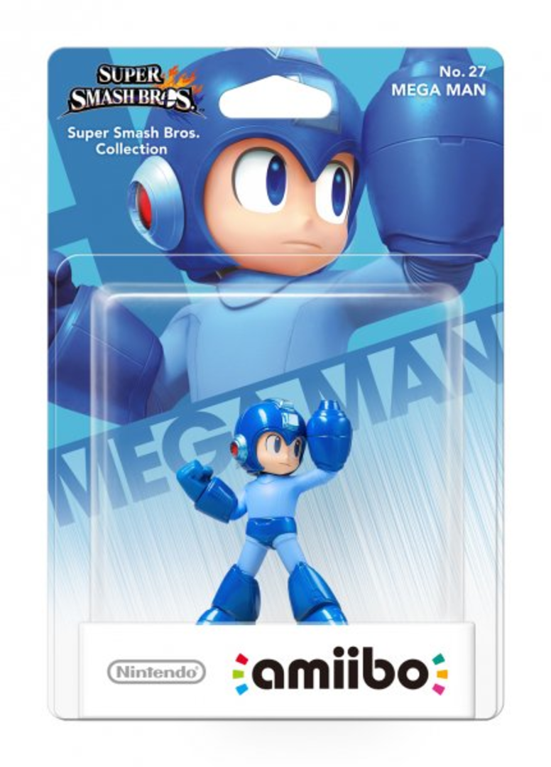 Figura amiibo mega man (serie ssb)