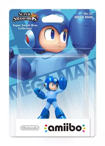 Comprar Figura Amiibo Mega Man (Serie Super Smash Bros.) Figuras amiibo
