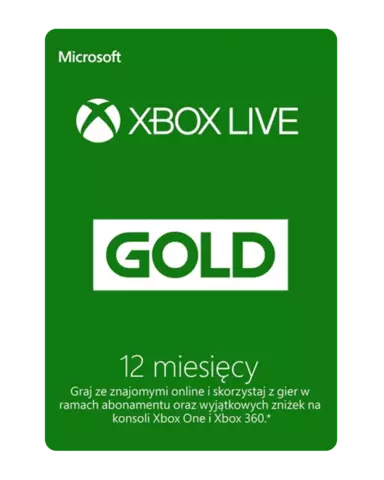 Comprar Xbox Live 12 Meses Gold Tarjeta Prepago 