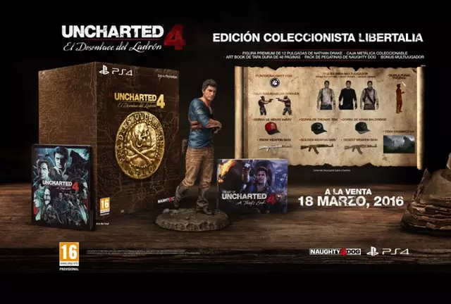Comprar Uncharted 4: El Desenlace del Ladrón Edición Coleccionista Libertalia PS4 Coleccionista screen 1 - 00.jpg - 00.jpg