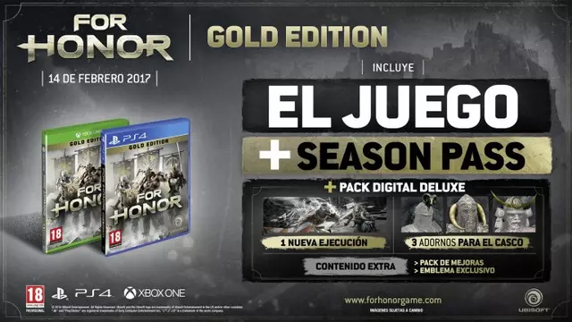 Comprar For Honor Gold Edition - Deluxe | xtralife