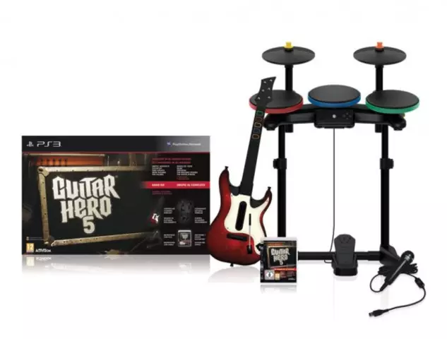 Comprar Guitar Hero 5 Super Bundle PS3 - Videojuegos - Videojuegos