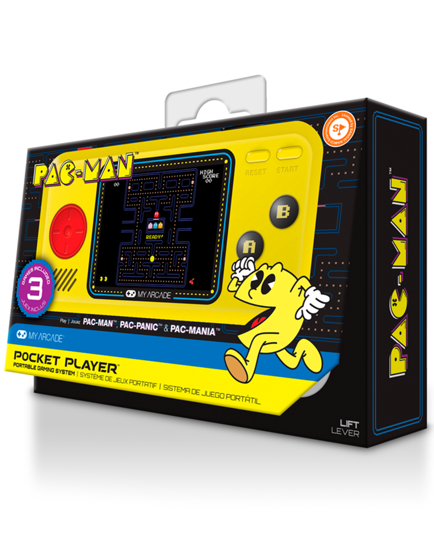Consola pocket player portátil pac-man my arcade