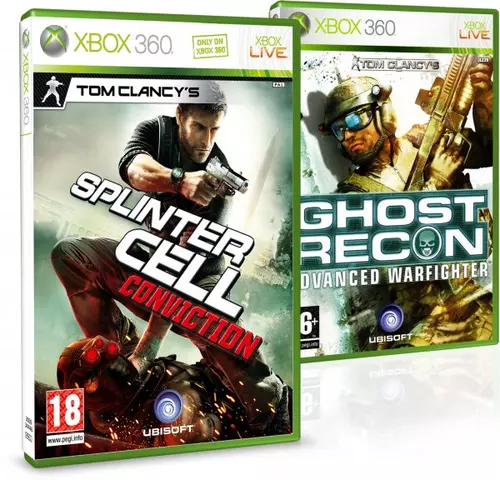 Comprar Pack Splinter Cell Conviction + Ghost Recon Advanced Warfighter Xbox 360 - Videojuegos - Videojuegos