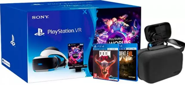 Comprar PlayStation VR (ZVR2 Modelo) + Camara + VR Worlds + Doom VFR + Resident Evil: Biohazard PS4 - Accesorios