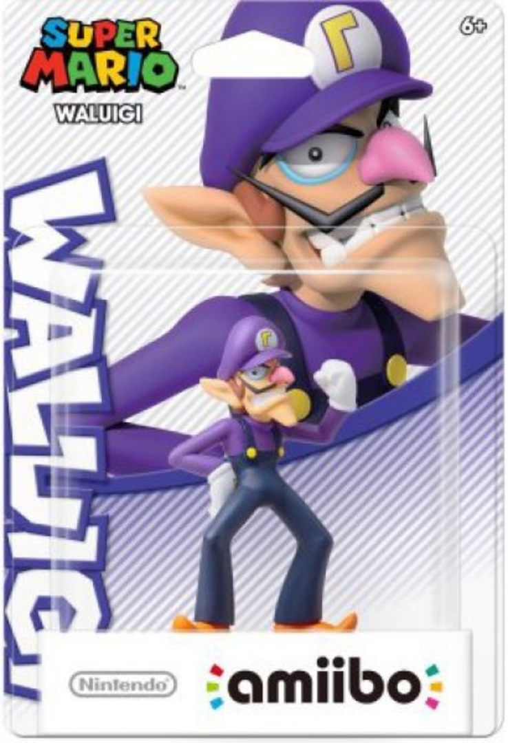 Figura Amiibo Waluigi (Serie Super Mario)