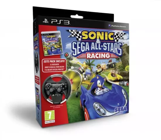 Comprar Sonic & Sega All-stars Racing + Volante PS3 Estándar - Videojuegos - Videojuegos