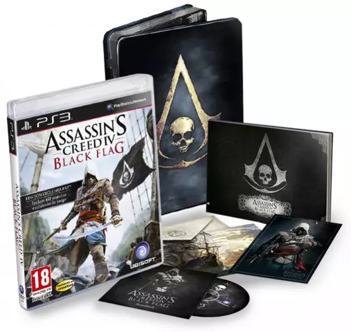 Comprar Assassins Creed IV: Black Flag Edición Skull PS3 Coleccionista - Videojuegos