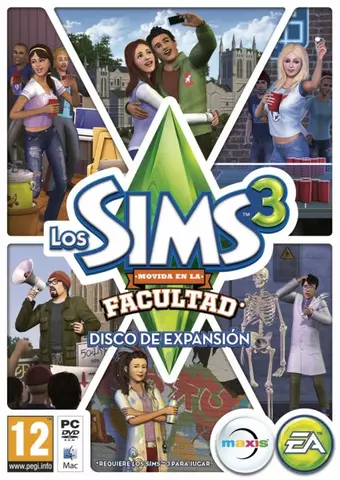 Comprar Los Sims 3: Movida en la Facultad PC - Videojuegos