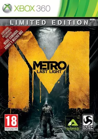 Comprar Metro: Last Light Edicion Limitada Xbox 360 - Videojuegos - Videojuegos