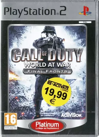 Comprar Call of Duty: World at War PS2 - Videojuegos
