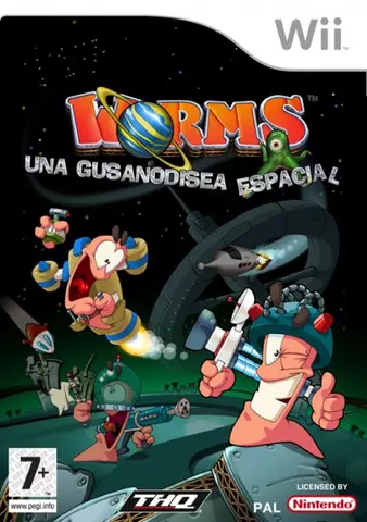 Comprar Worms: Una Gusanodisea Espacial WII - Videojuegos - Videojuegos