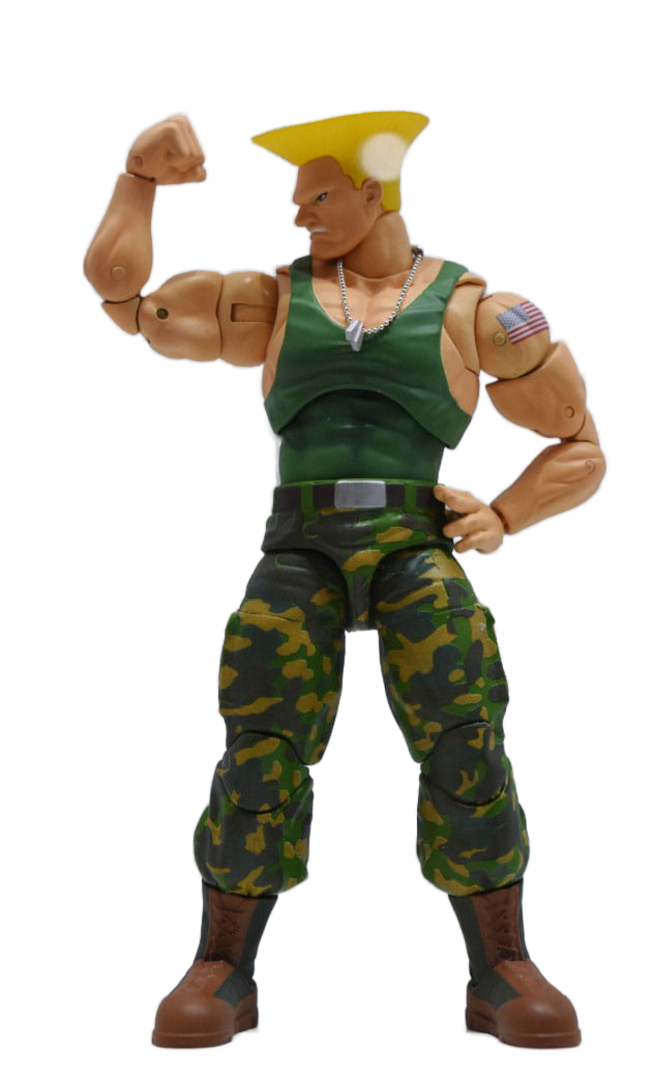Figura guile ultra street fighter ii: the final challengers jada toys 15cm