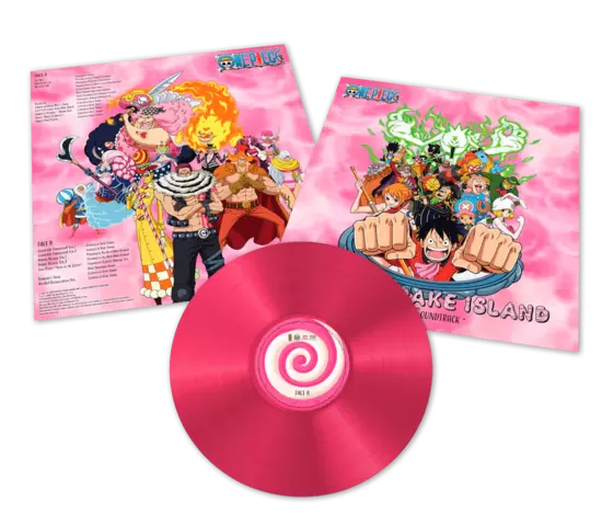 Vinilo One Piece Whole Cake Island 1 LP Color Rosa