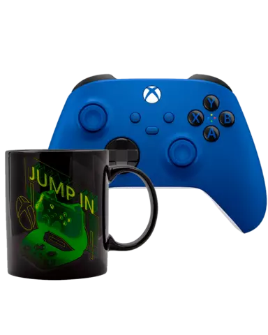 Comprar Mando Inalámbrico Shock Blue + Taza Xbox con Licencia Oficial Xbox One