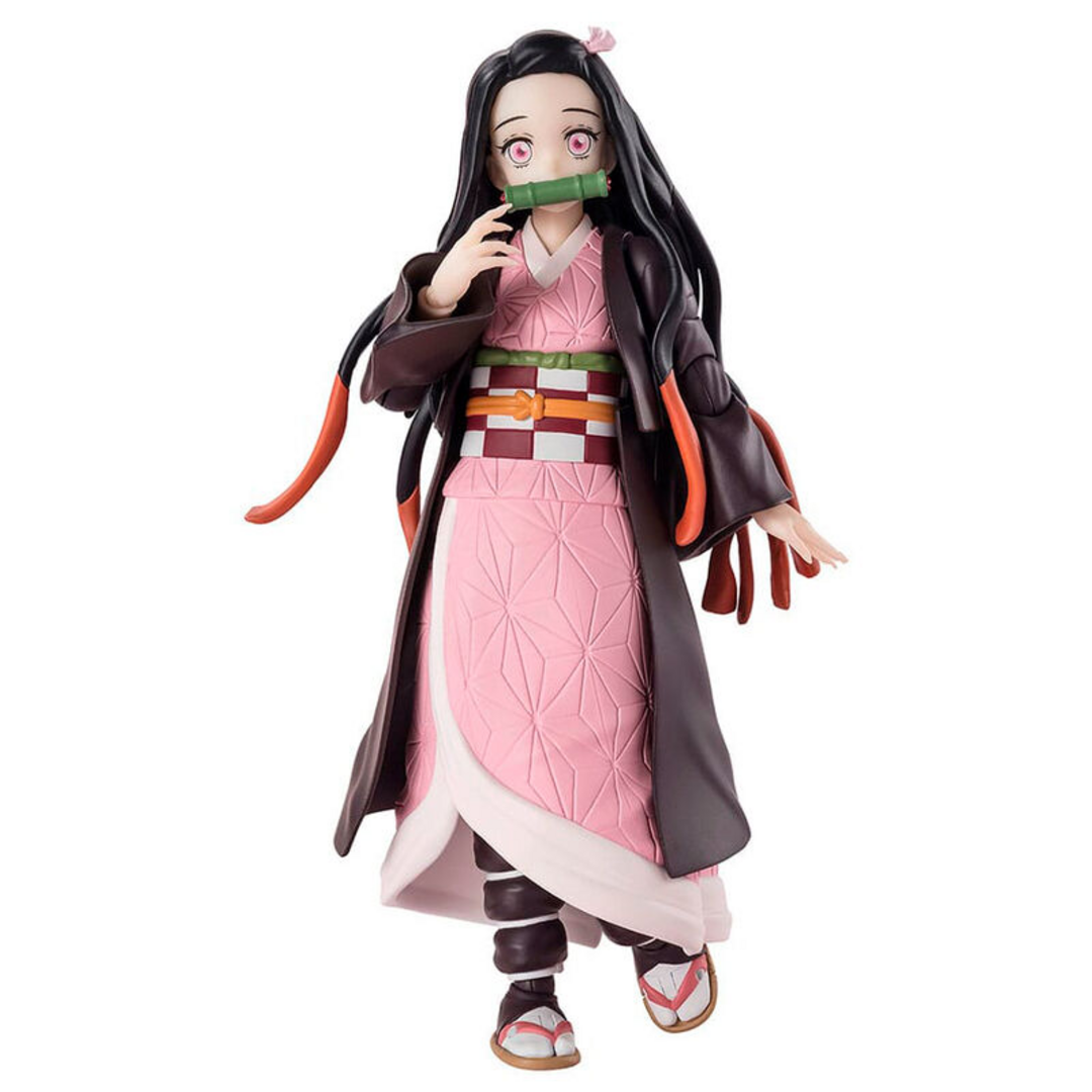 Figura s.h figuarts nezuko kamado demon slayer kimetsu no yaiba 13cm