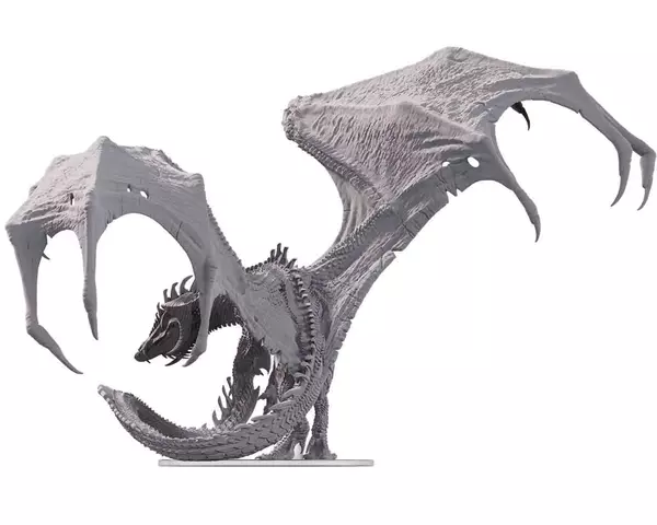Reservar Figura Adult Black Dragon Corruptor *Sin Pintar* Dungeons & Dragons - Icons Of The Realms Wizkids Figuras